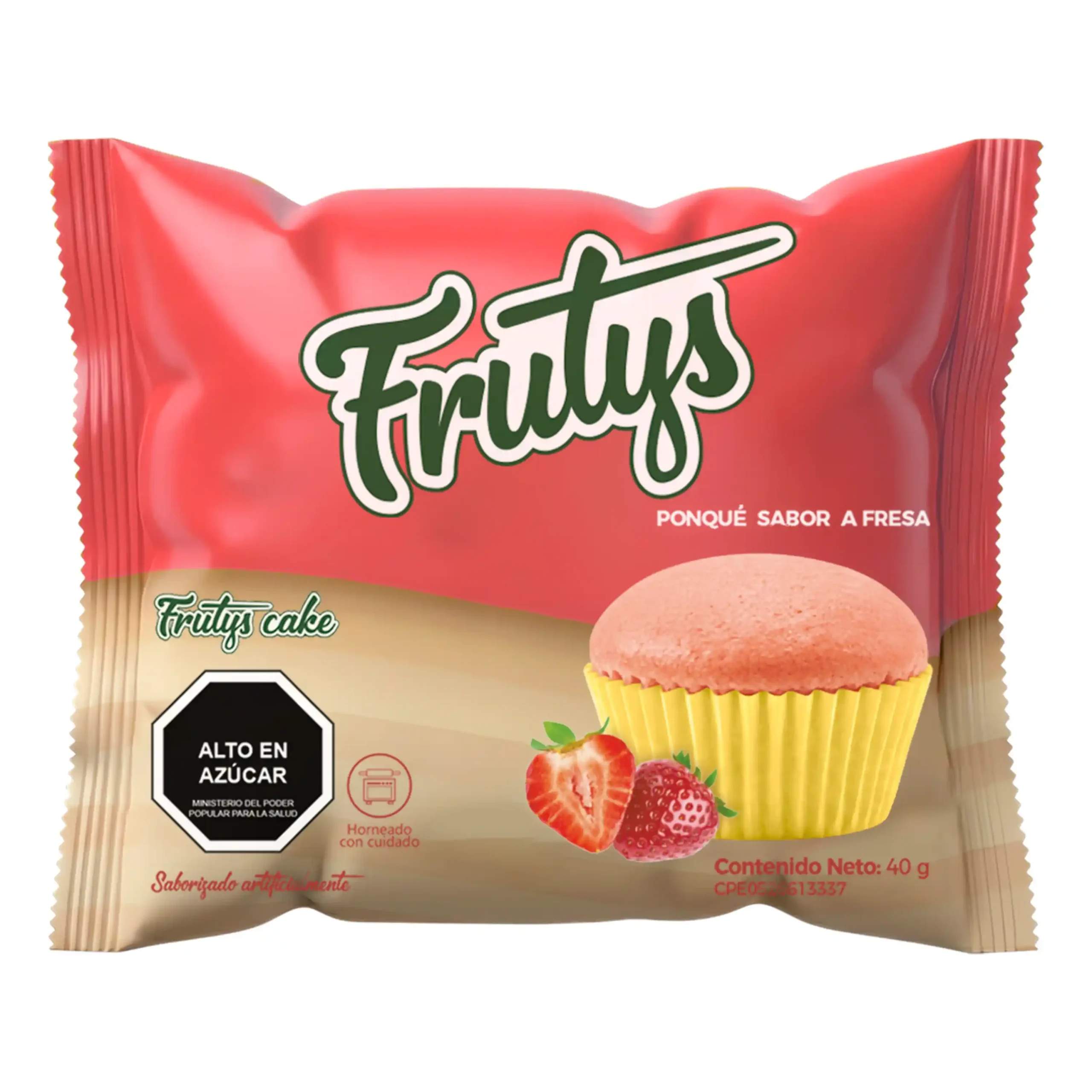 Ponqué Fresa