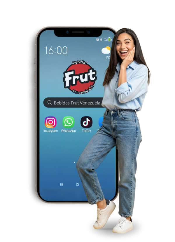 redes sociales seccion de contactos al final